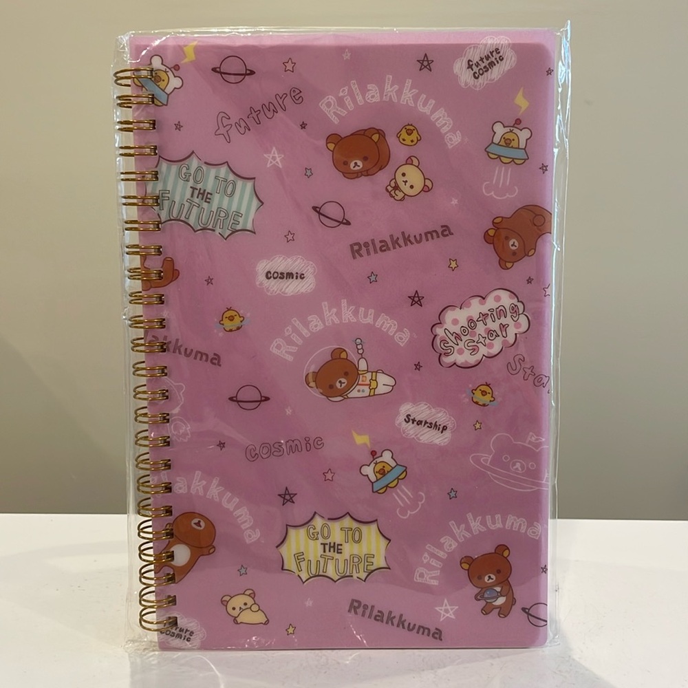 New San-x Space Rilakkuma Spiral Notebook